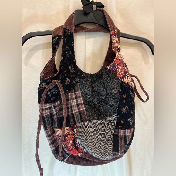 Anchorblue Patchwork Bucket Bag Boho Purse - Picture 1 of 5
